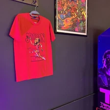 Exclusive Rare MICHAEL JORDAN vintage t shirt Chicago Bulls NBA #23 M 1980s Mint