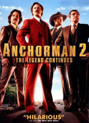 Anchorman 2: The Legend Continues (DVD, 2013, Widescreen) NEW