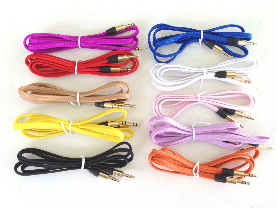 Cable auxiliar de audio 3,5 mm jack macho estéreo PARA APPLE IPHONE 6 5 4S IPOD 7 Foto 3 de 4