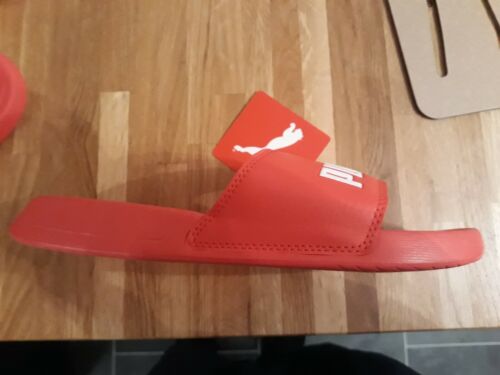 PUMA POPCAT SLIDES / SLIDERS – PINK (HIBISCUS) – SIZE 5 – BRAND NEW IN BOX - Picture 8 of 12