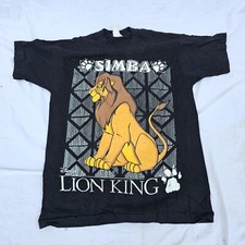Vintage Disney Lion King Simba T Shirt Single Stitch OSFA L/XL 5019 Promo Tee