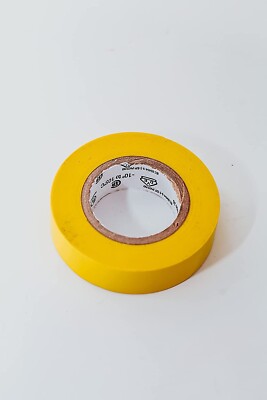 3M Scotch Vinyl Color Coding Electrical Tape 35-1/2'' Wide, 20 ft, Yellow- 1 roll