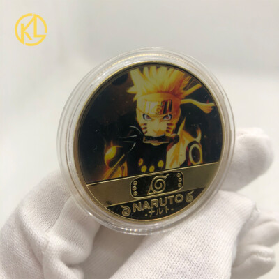 10pcs Gold Coins NARUTO Sasuke Kakashi 20th Anniversary Coin 10pcs Gold Coins NARUTO Sasuke Kakashi 20th Anniversary Coin