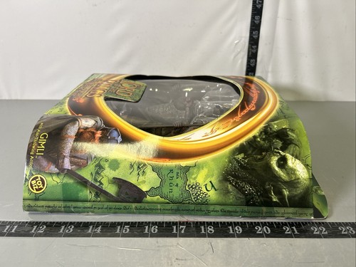 Paquete de 2 figuras de acción ToyBiz de El Señor de los Anillos Guerrero Uruk-Hai y Gimli selladas - Imagen 5 de 6