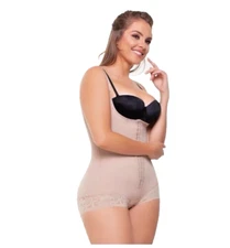 High Compression Butty Short Body Shapewear Middle Closure High Back 