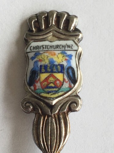 Vintage Souvenir Spoon Collectible Christchurch New Zealand
