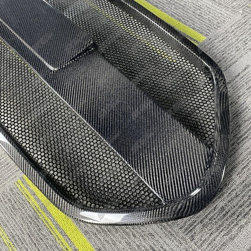 Fits Hyundai Veloster Turbo Forged/Carbon Fiber/Matte Black Front Bumper Grille - Picture 13 of 22