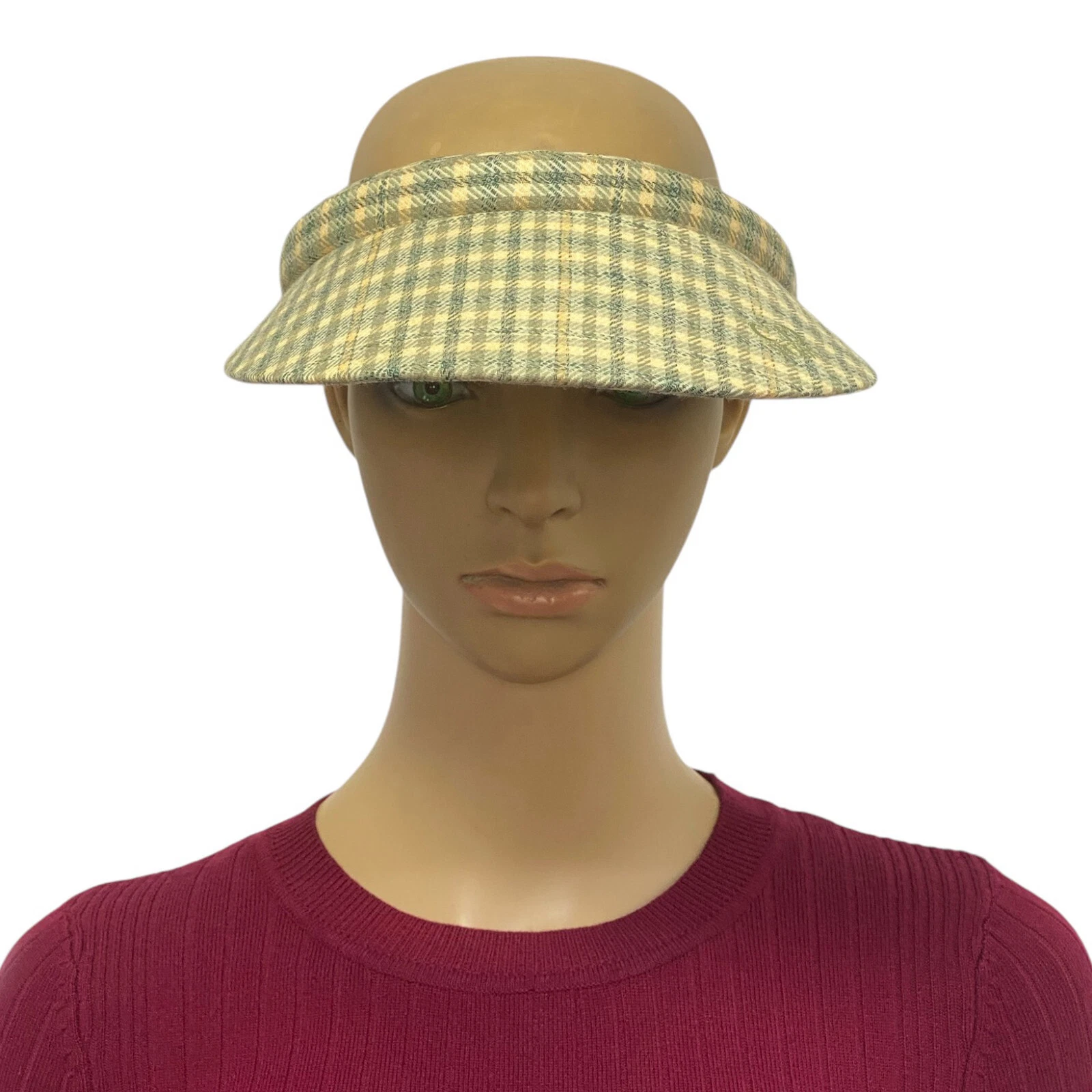 Pare soleil CHRISTIAN DIOR Sports vintage CD brodé à carreaux