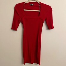 Fashion nova ribbed dress size Sm