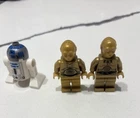 Lego Star Wars C3PO And R2D2 (two C-3PO’s) Used Figures