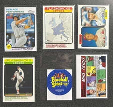 2022 Topps Heritage Inserts Pick 'Em Comics Candy Lid Then&Now, Flashbacks NAP