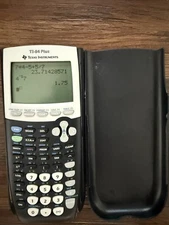 Texas Instruments TI-84 Plus Graphing Calculator - Black. Tested