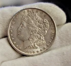 1890 US Morgan Silver Dollar $1 AU