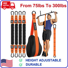 Pull Up Assistance Bands Set - 4 Heavy Duty Resistance Bands 300lbs, Adjustable
