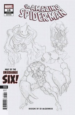 Amazing Spider-Man Vol. 6 #18 Ed McGuinness Design Variant Marvel Comics