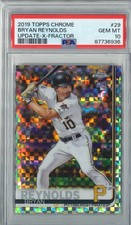 2019 TOPPS CHROME UPDATE 29 BRYAN REYNOLDS RC X-FRACTOR #/199 PSA 10 ROOKIE