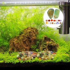  Terrarium Gravel Aquarium Accessories River Rocks Fish Tank Decorative Stone