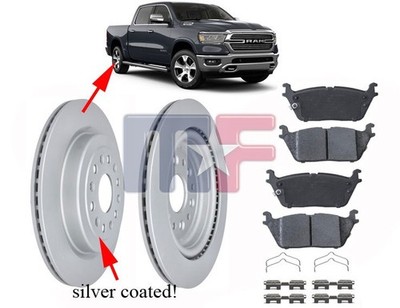 2 premium Bremsscheiben + Bremsklötze Dodge Ram 1500 Gen V Bj.19-25 hinten