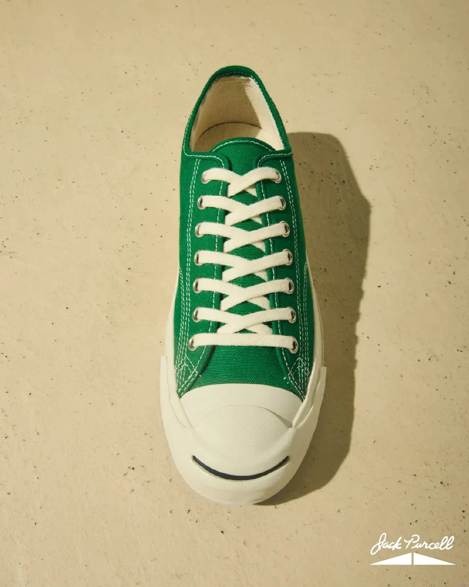 Converse Jack Purcell CL 33301510-1513 Canvas weiß schwarz grün lila aus Japan