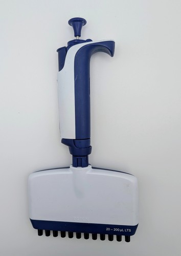 Rainin XLS+ Multichannel Pipette 20-200ul | LTS Tips | Cleaned Calibrated