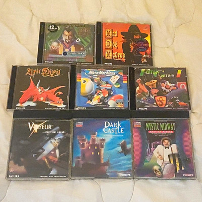 Philips CD-i 9 Spiele Konvolut.