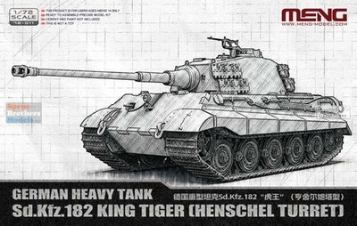 MNG72011 1:72 Meng Sd.Kfz.182 King Tiger (Henschel Turret)