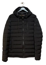 Moose Knuckles Black Hooded Lightweight Padded Jacket 5705250351 25046601