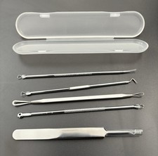 Acne Needle Blackhead Remover Pimple Blemish Comedone Extractor Tweezer Tool Kit