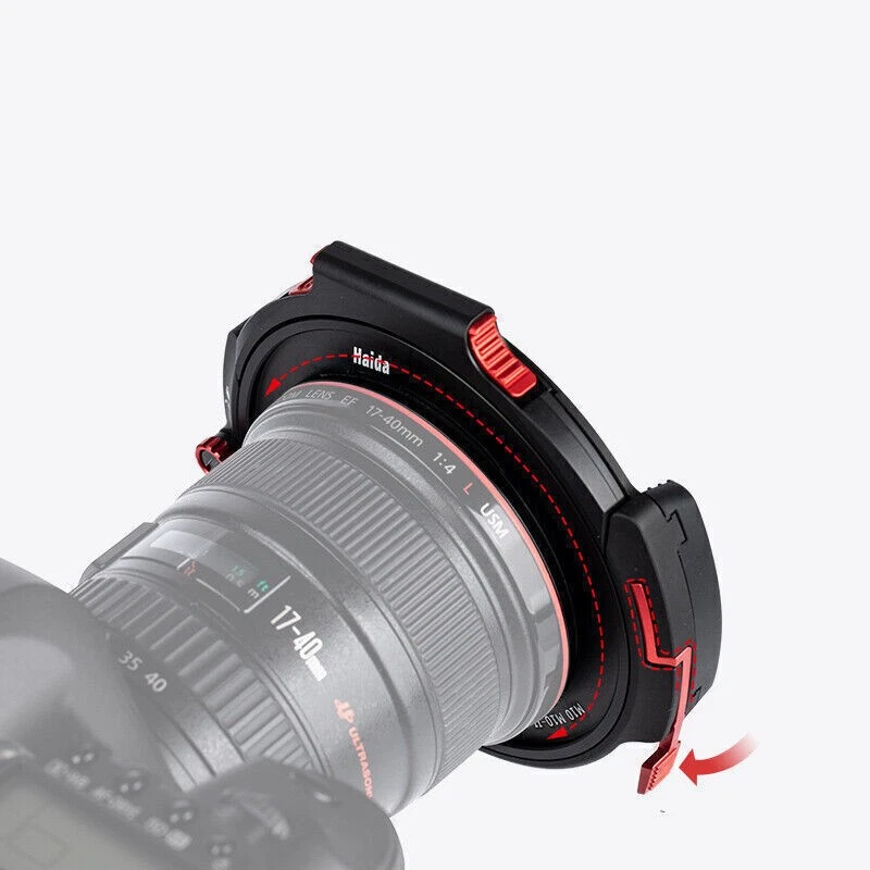 Haida M10-II Filter Holder Kit 52 58 62 67 72 77 82mm with drop-in CPL M10II - Image 3 of 4