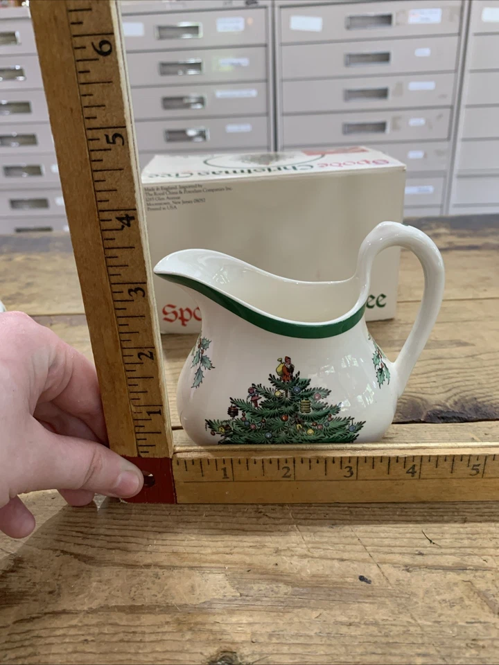 Juego de azúcar y crema Spode árbol de Navidad *ENVÍO GRATUITO* Foto 4 de 4