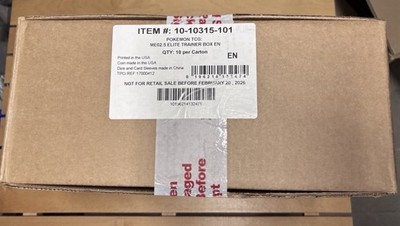 Pokemon TCG Ascended Heroes ELITE TRAINER BOX CASE Factory Sealed 10x ETB Boxen