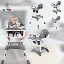 Adjustable Folding and Easy to Clean Children's High Chair Safe and Comfortable
