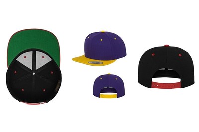 YUPOONG Classic Snapback 2-Tone Cap Baseballkappe Mütze Retro 6089MT NEU