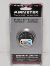 Ammeter Gauge 0-60 Equus 7256