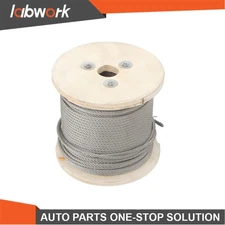 Labwork T304 3/16" Stainless Steel Cable 7 x 19 Strands 250FT Wire Rope 3700lbs