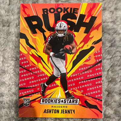 Panini 2025 Rookies & Stars Rookie Rush Ashton Jeanty Raiders #1 RC