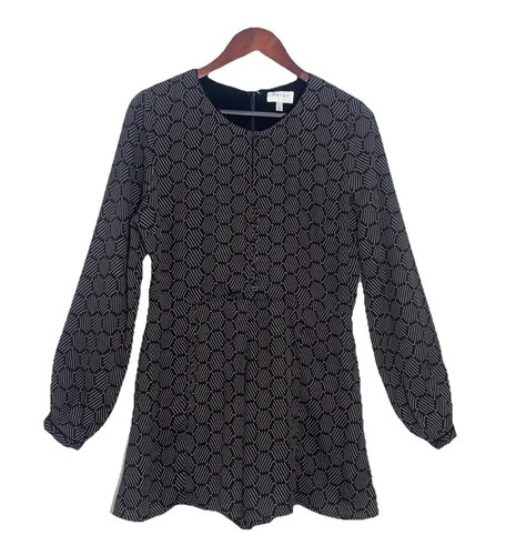 Anthropologie Harlyn Size Medium Jumpsuit Romper Office Siren Shorty Retail $160