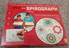 Vintage Original 1967 Kenner's No.401 Spirograph Complete Blue Tray good used