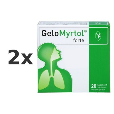 2x Gelomyrtol Forte Magensaftresistente Weichkapseln 20 St - PZN 1479157