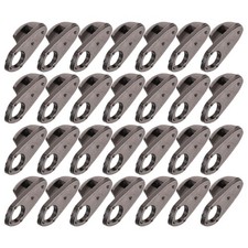 20 Pcs Boot Lace Hooks Metal Rivets Alloy Eyelet Buckles Replacement For Boots