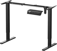 Electric Stand up Desk Frame 4 Memory Height Settings Height Adjustable Table