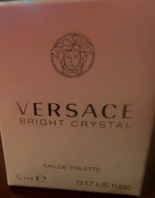Bright Crystal Versace Eau De Toilette 5 ML. NEW IN BOX Perfume