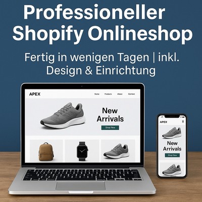 Ihr One Product Shopify Store vom Profi erstellt     