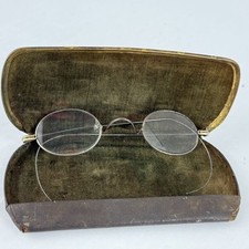 Vtg Childs Wire Rim eyeglasses glasses Dr Weller Wisconsin Rapids Optometrist