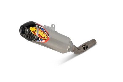 FMF Racing 043364 Factory 4.1 RCT Slip-On - Aluminum Muffler - Carbon End Cap...