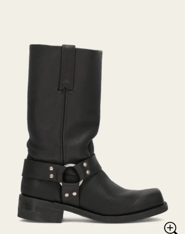 Frye Harness 12R Black Leather Engineer Biker Motorcycle Boots Men's Sz 10.5-11
