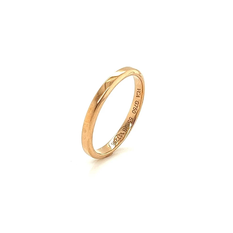 Van Cleef & Arpels Toujours 18k Rose Gold Band Ring - Size 7 - Image 2 of 3