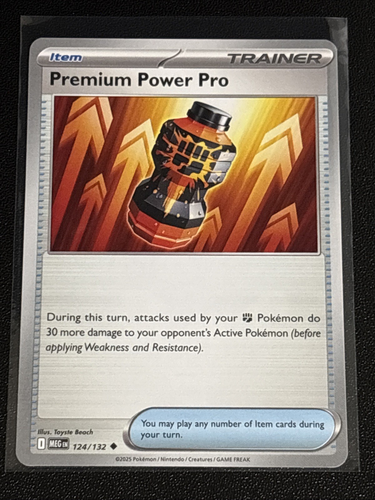 Pokémon TCG Mega Evolution Premium Power Pro 124/132 NM