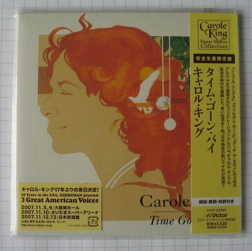 CAROLE KING - Time Gone By JAPAN MINI LP CD OBI NEU! VICP-63995 - Afbeelding 1 van 1