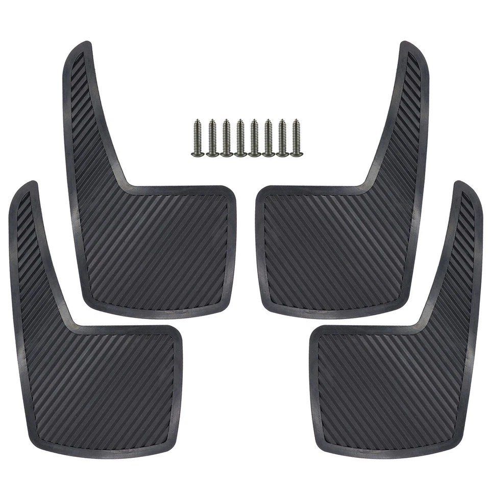 DURABLE RUBBER 4pcs For Dodge Challenger SRT R/T Mud Flaps Splash Guards Fender - Изображение 2 из 4